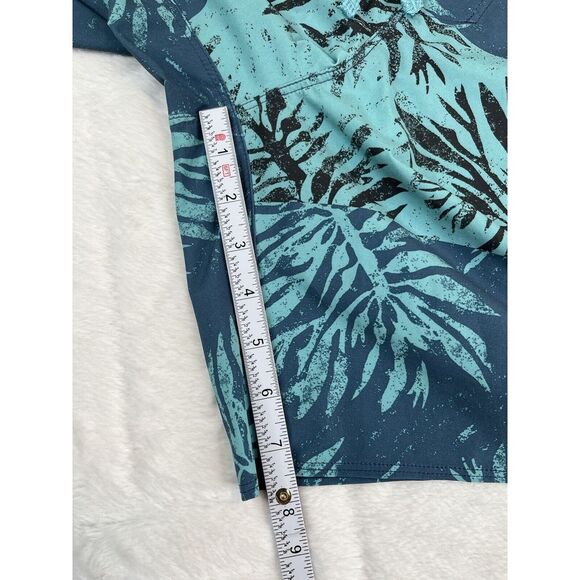 Patagonia Boardshorts Mens Blue Floral Hydropeak Swim Trunks Stretch - Sz 44 - Picture 5 of 9